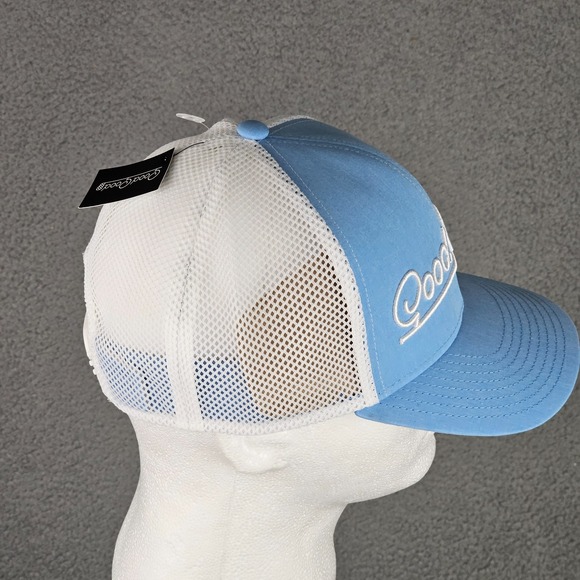 Good Good Birdie Blue Trucker Snapback Golf Hat Blue/White - Picture 2 of 9